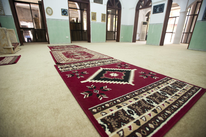 Al-Noor Masjid Mosque in Hanoi prayer room